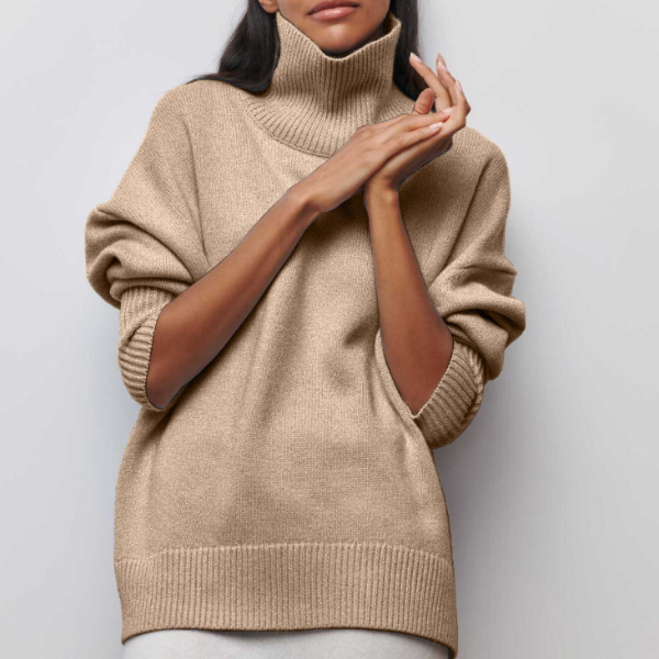 Women's Long Sleeve Turtleneck Sweater