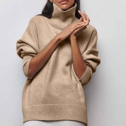 Women's Long Sleeve Turtleneck Sweater