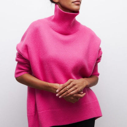 Women's Long Sleeve Turtleneck Sweater