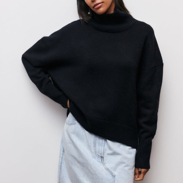 Women's Long Sleeve Turtleneck Sweater