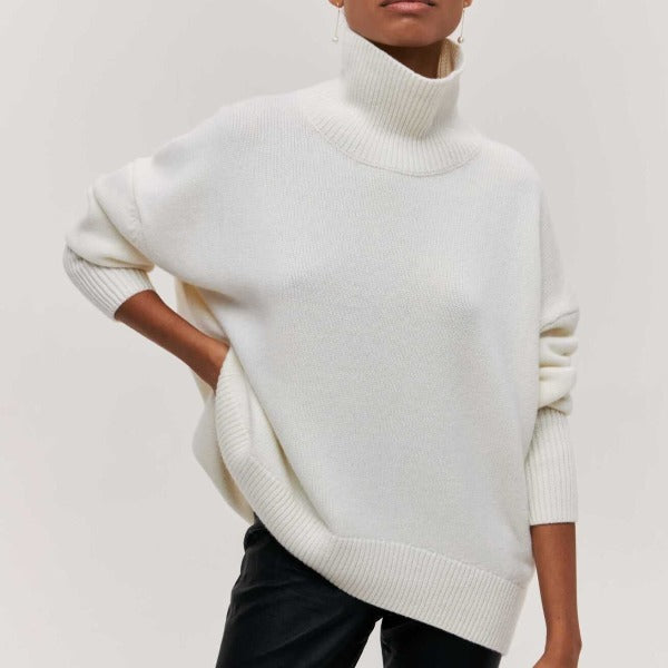 Women's Long Sleeve Turtleneck Sweater