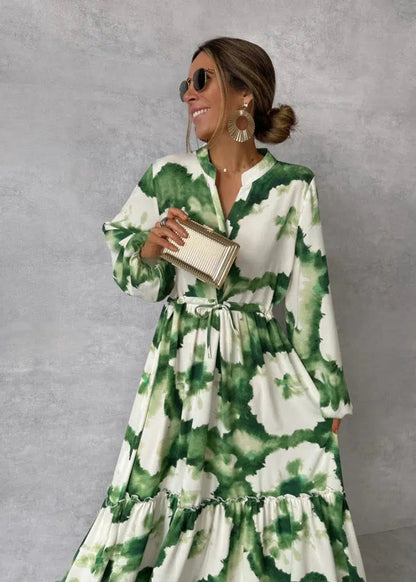 Women's V-neck Maxi Dress