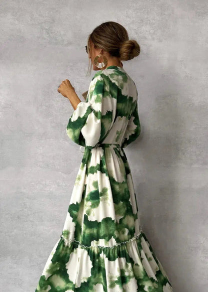 Women's V-neck Maxi Dress