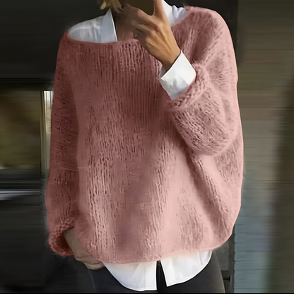 Women's Oversize Knit Soft Cozy Sweater 1