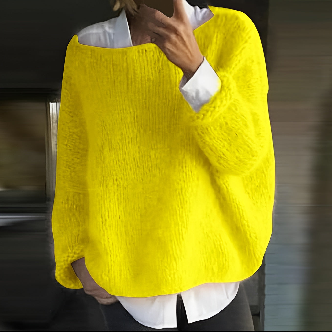 Women's Oversize Knit Soft Cozy Sweater 11