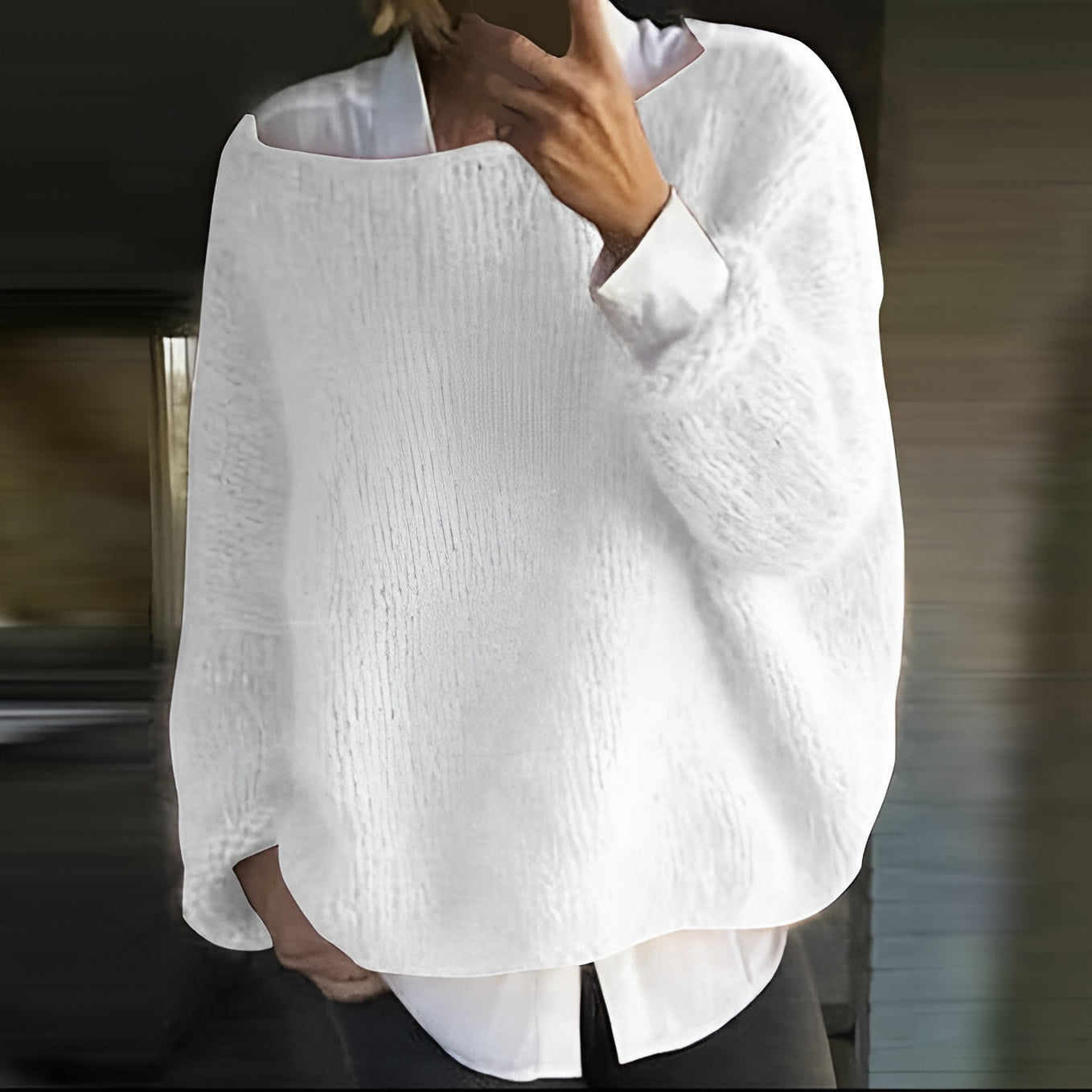 Women's Oversize Knit Soft Cozy Sweater 15