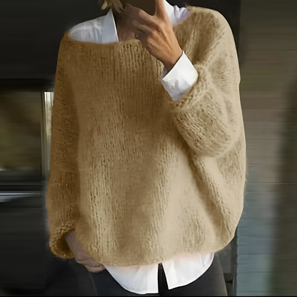 Women's Oversize Knit Soft Cozy Sweater 3