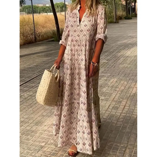 Women's Printed Maxi Dress