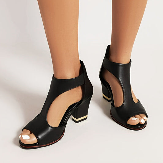 Women's Sandals Secure Back Zipper | Stylish Sandals 1