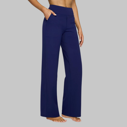 Women's Stretchy Pants Comfort Fit Casual Trousers 10