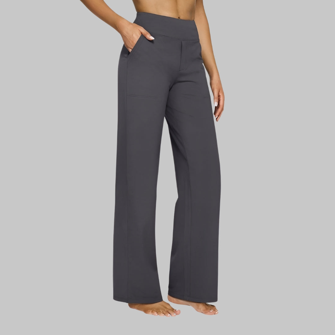 Women's Stretchy Pants Comfort Fit Casual Trousers 5