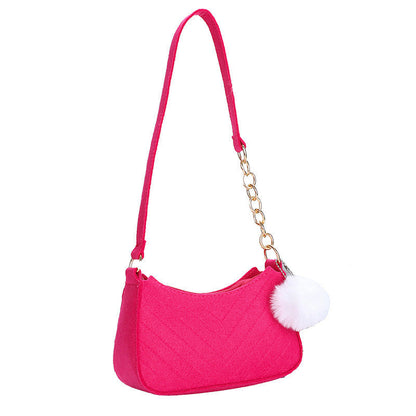 Women’s Structured Shoulder Bag With Chain Detail 5