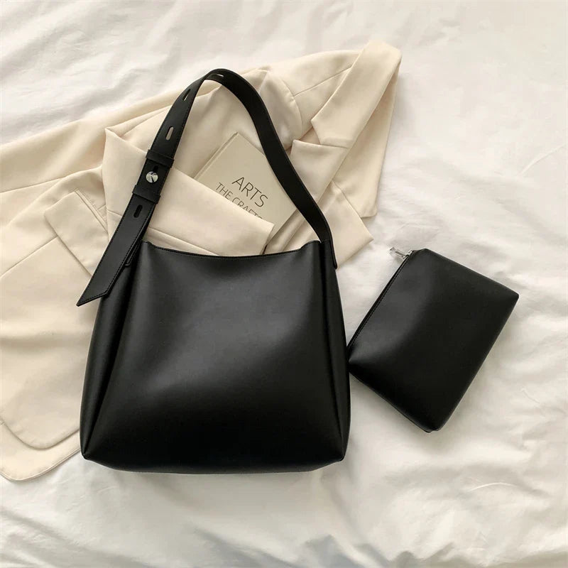 Women’s Structured Tote Bag with Interior Compartment 1
