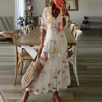Women's Summer Dress Boho Vintage | Floral Dress 8