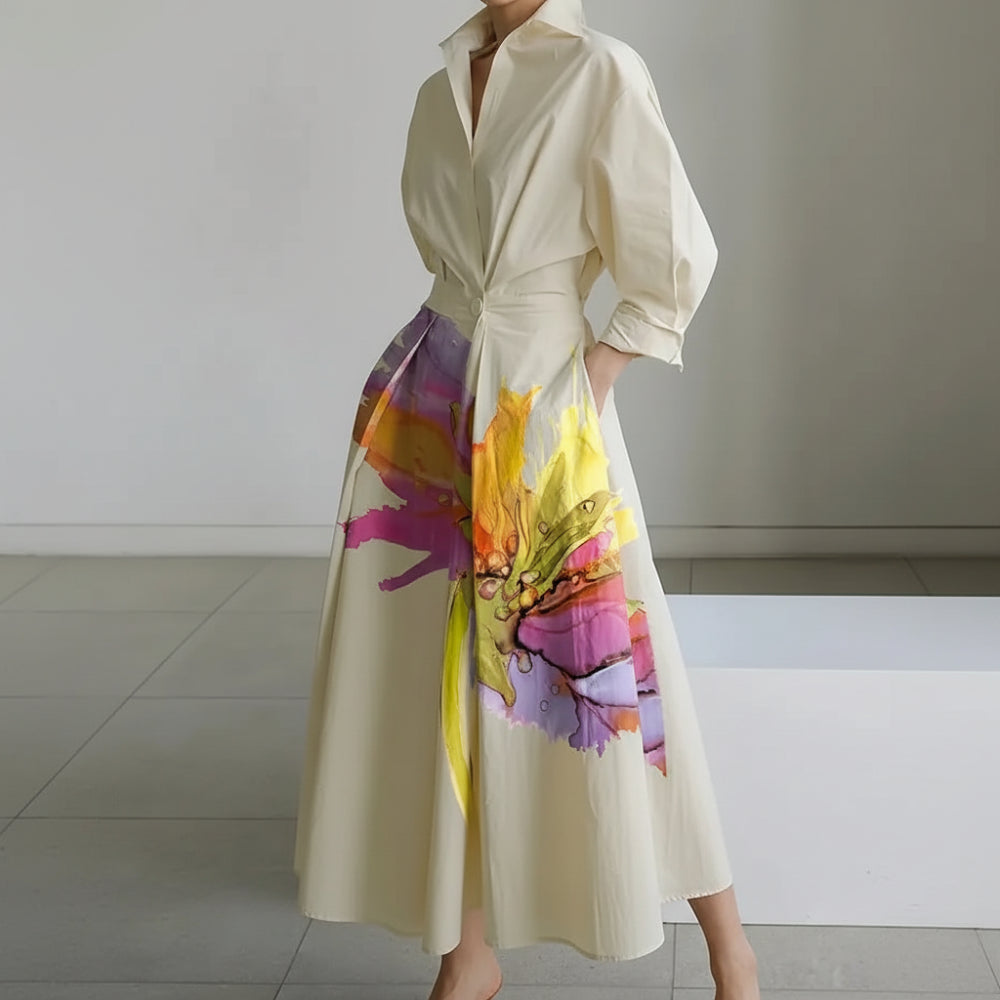 Women's Summer Dress Formal Midi | Floral Dress 1