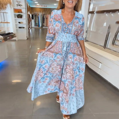 Women's Summer Dress Maxi A-Line | Casual Vacation Dress 1