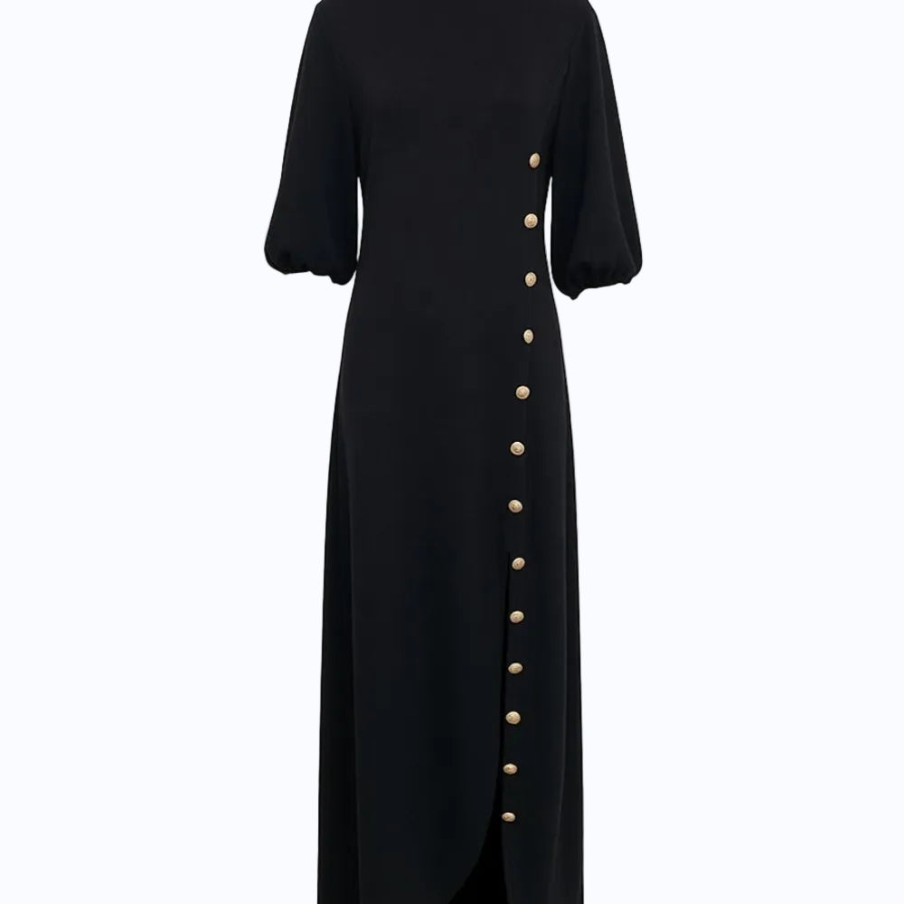 Women's Summer Dress Maxi | Evening Wear Mock Neck 2