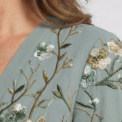 Women's Summer Dress Maxi Long Sleeve | Floral Dress 3