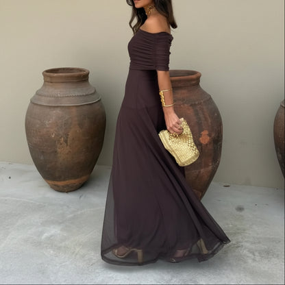 Women's Summer Dress Maxi | Off Shoulder Chiffon Dress 2
