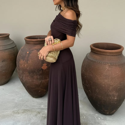 Women's Summer Dress Maxi | Off Shoulder Chiffon Dress 3