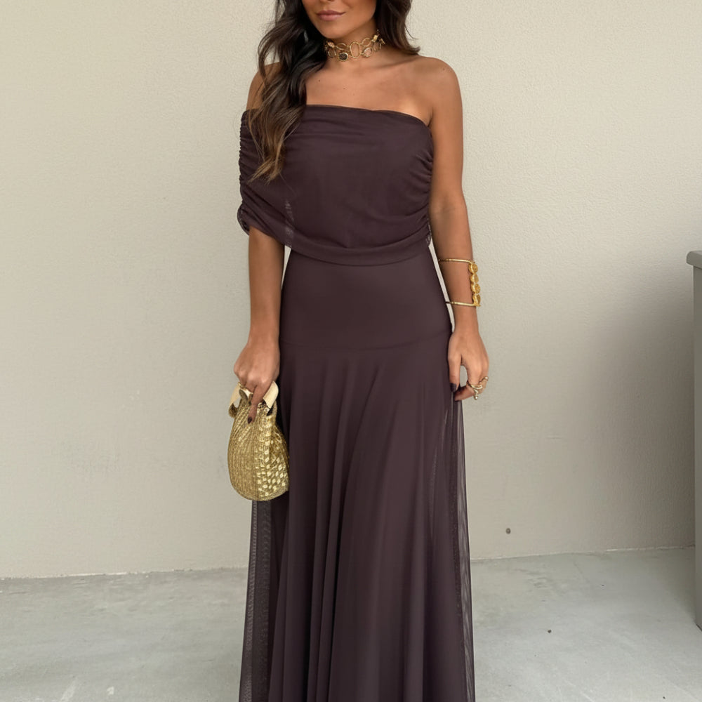 Women's Summer Dress Maxi | Off Shoulder Chiffon Dress 4