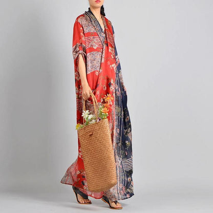 Women's Summer Dress Maxi | Spring V-Neck Dress 1