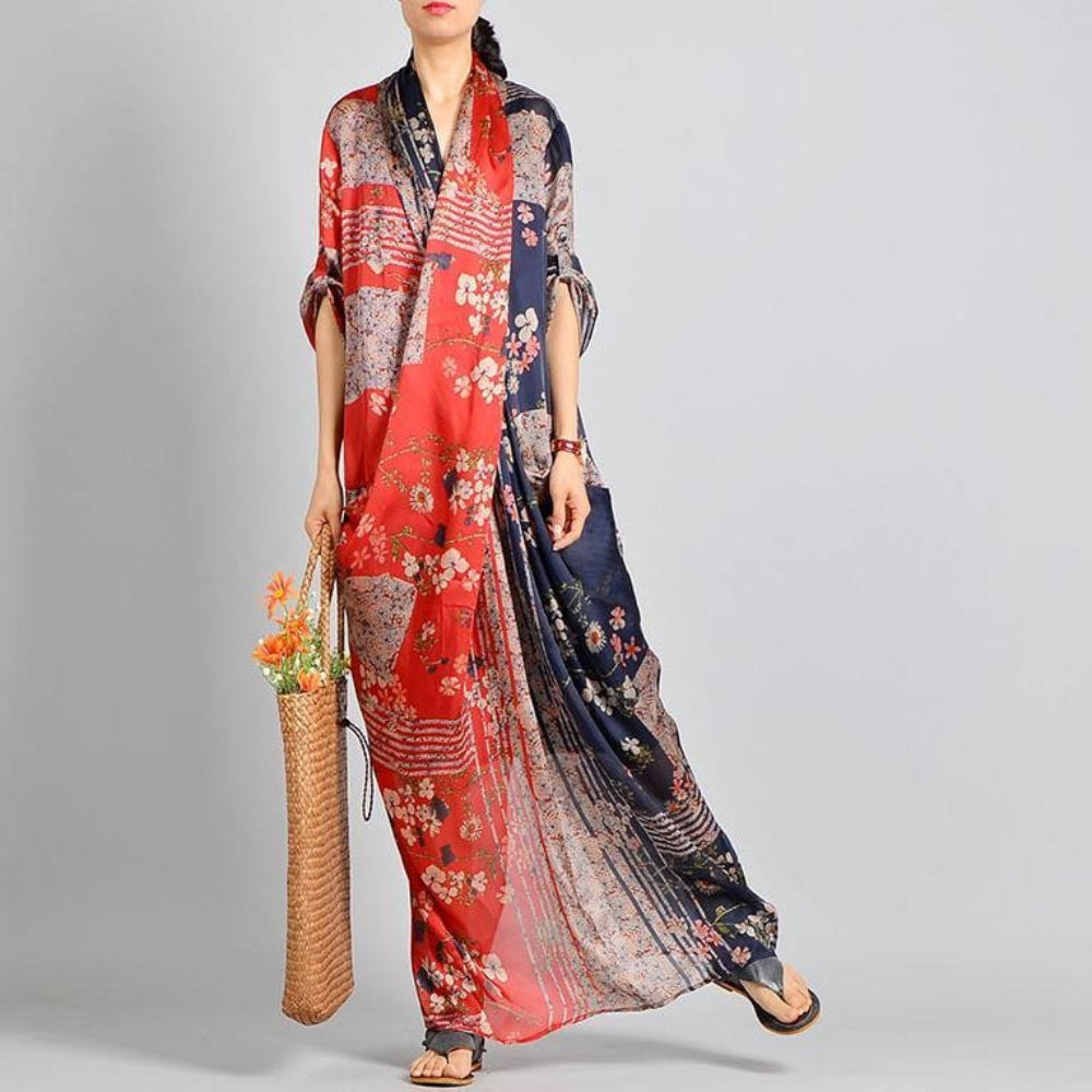 Women's Summer Dress Maxi | Spring V-Neck Dress 2