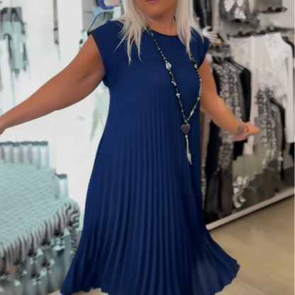 Women's Summer Dress Midi A-Line Casual | Pleated Dress 5