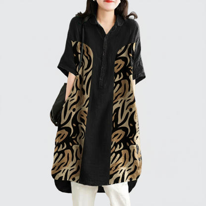 Women's Summer Dress Midi Button-Up Shirt | Casual Dress 8