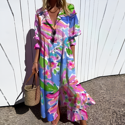 Women's Summer Dress Midi Casual Boho | Floral Dress 3