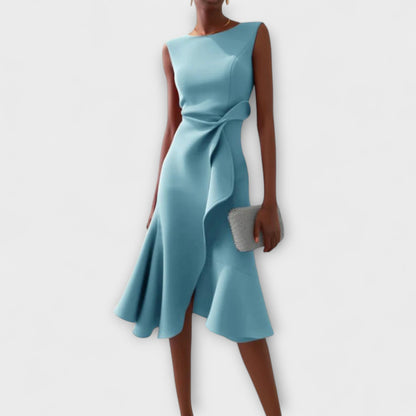 Women's Summer Dress Midi Sleeveless | Elegant Asymmetric Dress 5