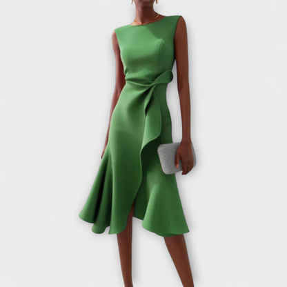 Women's Summer Dress Midi Sleeveless | Elegant Asymmetric Dress 7