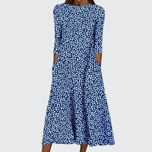 Women's Summer Dress Midi Sleeveless | Floral Formal Dress 1