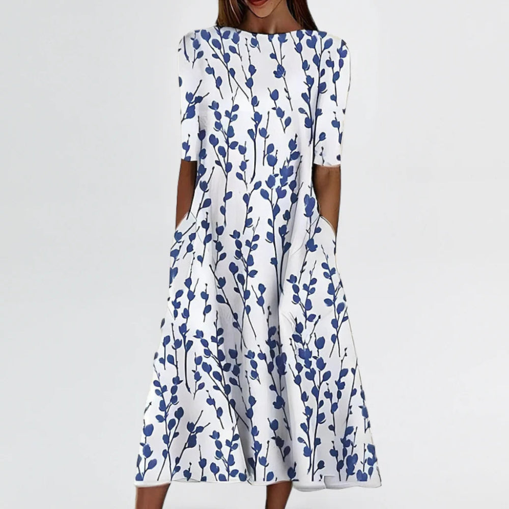 Women's Summer Dress Midi Sleeveless | Floral Formal Dress 3