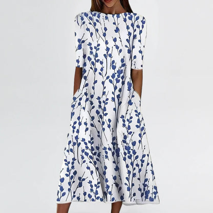 Women's Summer Dress Midi Sleeveless | Floral Formal Dress 3
