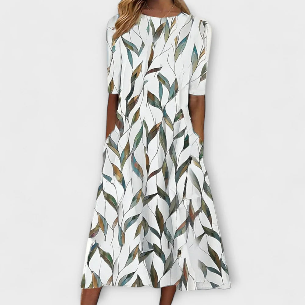 Women's Summer Dress Midi Sleeveless | Floral Formal Dress 4