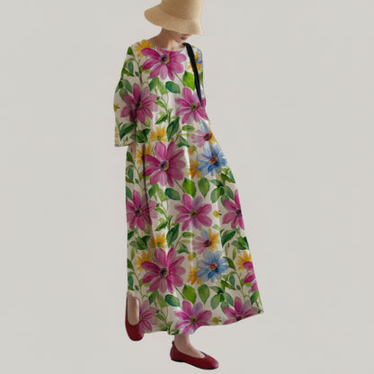 Women's Summer Dress Midi Spring | Floral Dress 6