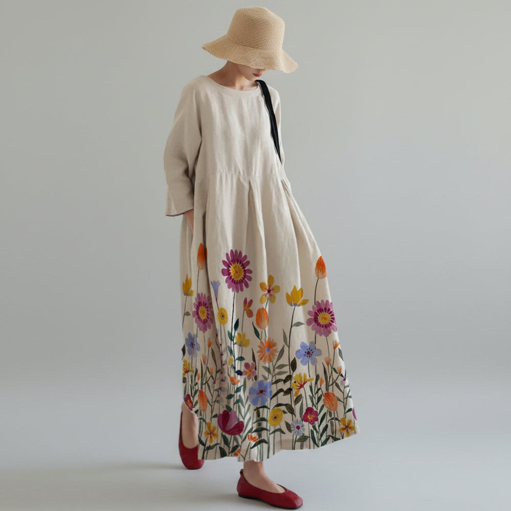 Women's Summer Dress Midi Spring | Floral Dress 9