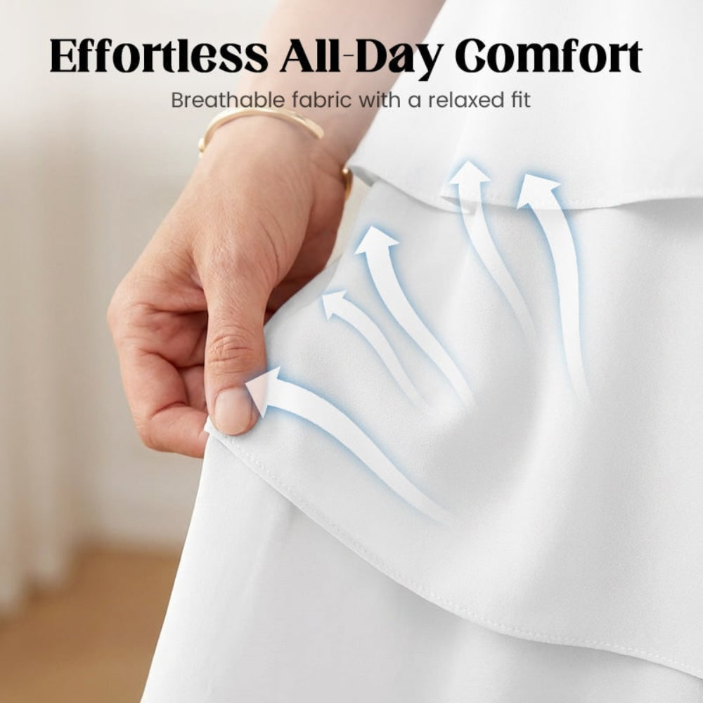Women's Summer Dress Ruffle Sleeve | Layered Look Dress 5
