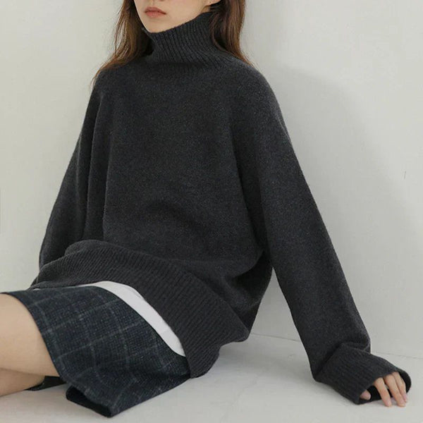Women's Soft and Stylish Cashmere Turtleneck Jumper | Ideal for Winter