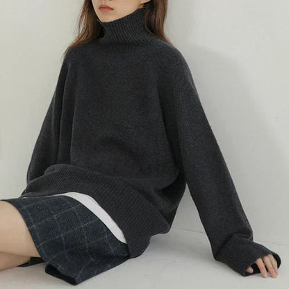 Women's Soft and Stylish Cashmere Turtleneck Jumper | Ideal for Winter