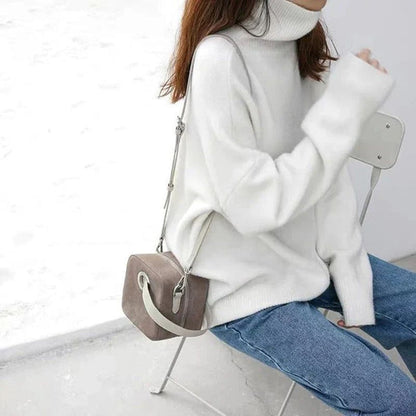 Women's Soft and Stylish Cashmere Turtleneck Jumper | Ideal for Winter