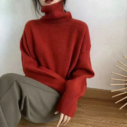 Women's Soft and Stylish Cashmere Turtleneck Jumper | Ideal for Winter