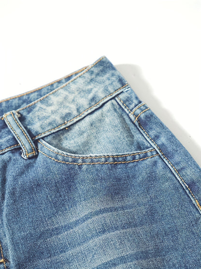 Women's Loose Straight Leg Baggy Pants with Slash Pockets