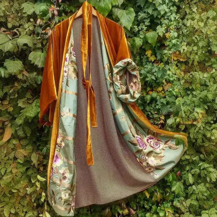 Women's Ink Painting Print Casual Kimono Duster