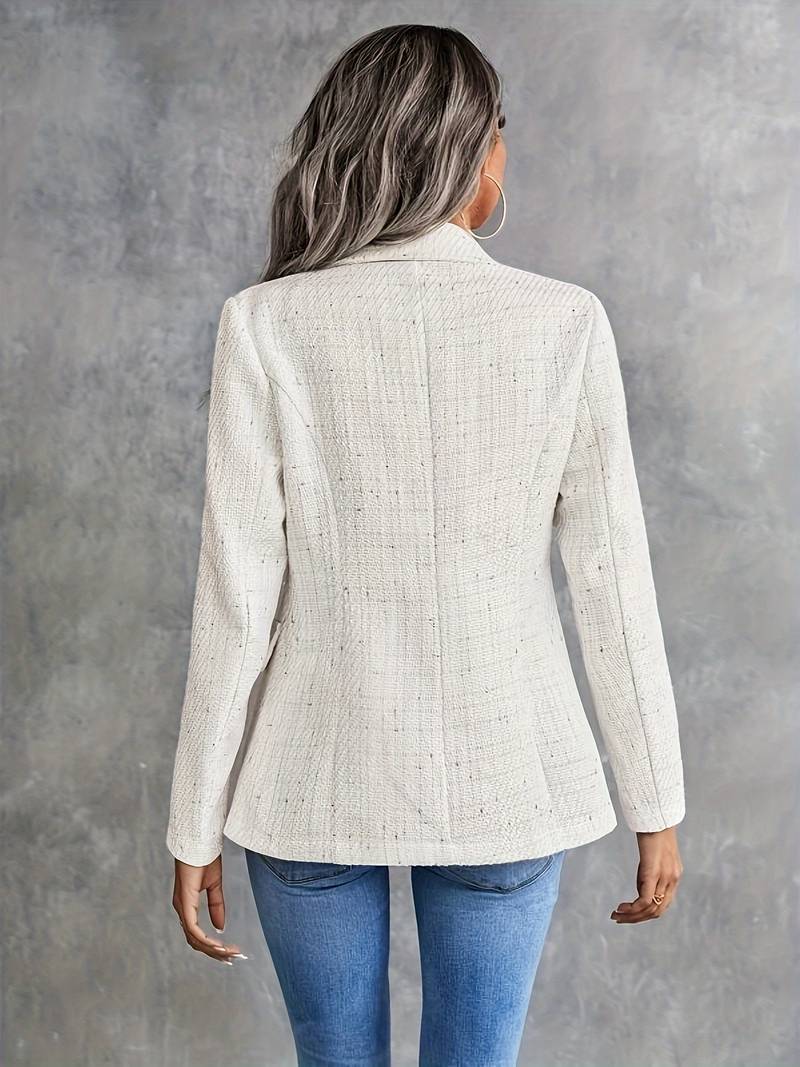 Women's Elegant Tailored Blazer with Classic Lapel and Flawless Fit