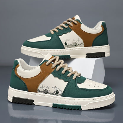 Green White