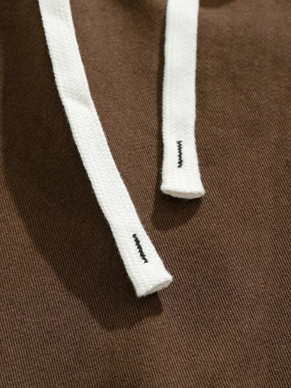 Brown, white, black
