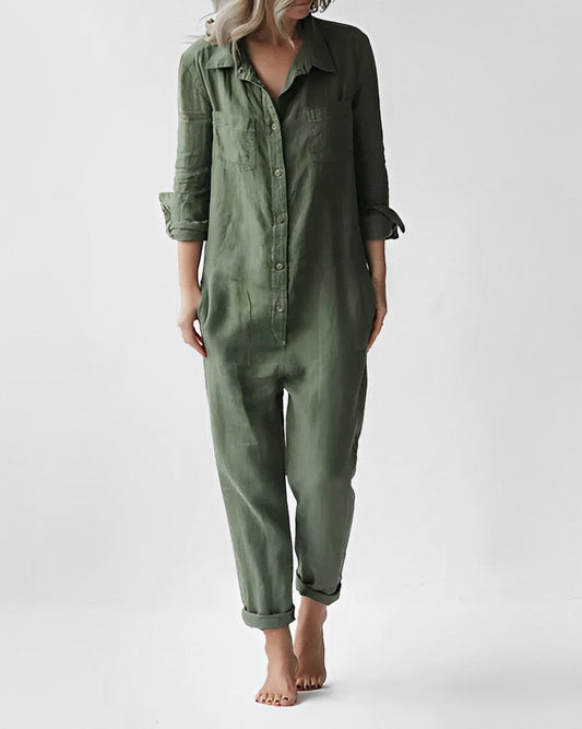 Women's Stylish Lightweight Jumpsuit with Relaxed Fit