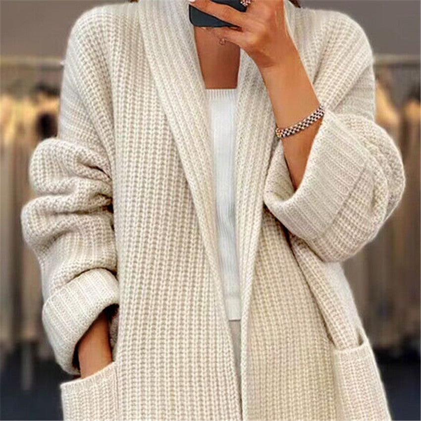 Nellie - Women's Knitted Long Cardigan